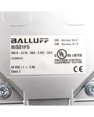 Balluff Multifrequenz-Auswerteeinheit BIS01F5 BIS V-6110-063-C102-SA3 OVP