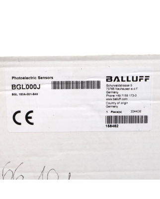 Balluff Gabellichtschranke BGL000J BGL 180A-001-S49 OVP