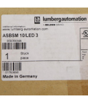 Lumberg Sensor/Aktorbox ASBSM 10/LED 3 000065348 OVP