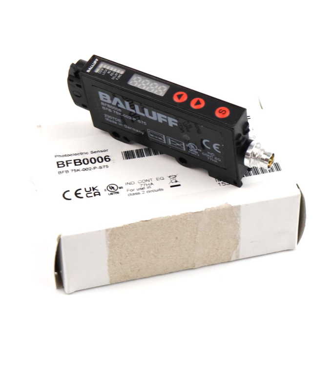 Balluff Optoelektronischer Sensor BFB0006 BFB 75K-002-P-S75 OVP