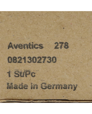 Aventics Druckregelventil 0821302730 OVP