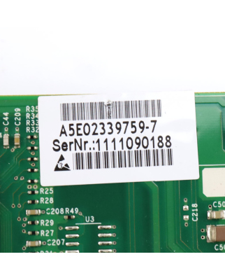 Siemens Busbaugruppe A5E02339759 GEB