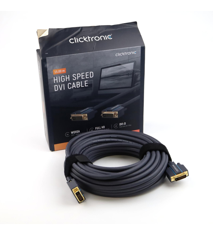 Clicktronic DVI-Kabel 70338 15m OVP