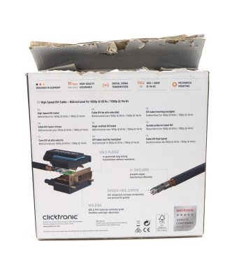 Clicktronic DVI-Kabel 70338 15m OVP