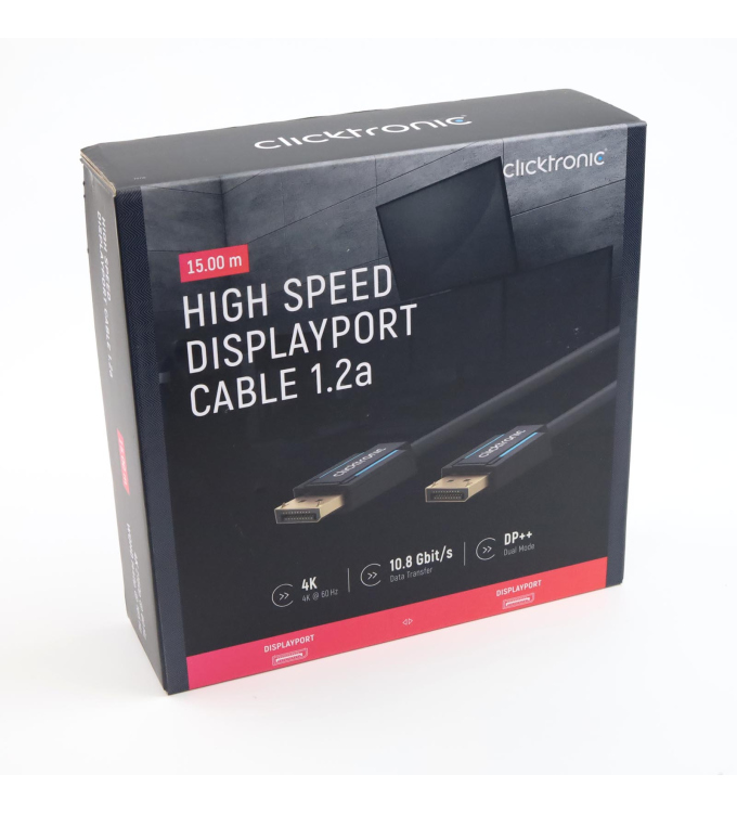 Clicktronic DisplayPort-Kabel 70716 15m OVP