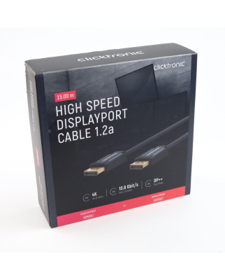 Clicktronic DisplayPort-Kabel 70716 15m OVP