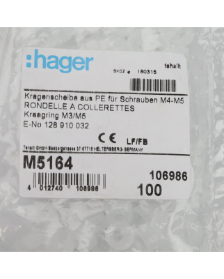 hager Kragenscheibe M5164 (500Stk.) OVP