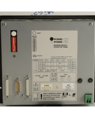 Lauer OEM Bedienkonsole OP Operator Panel PCS095 REM