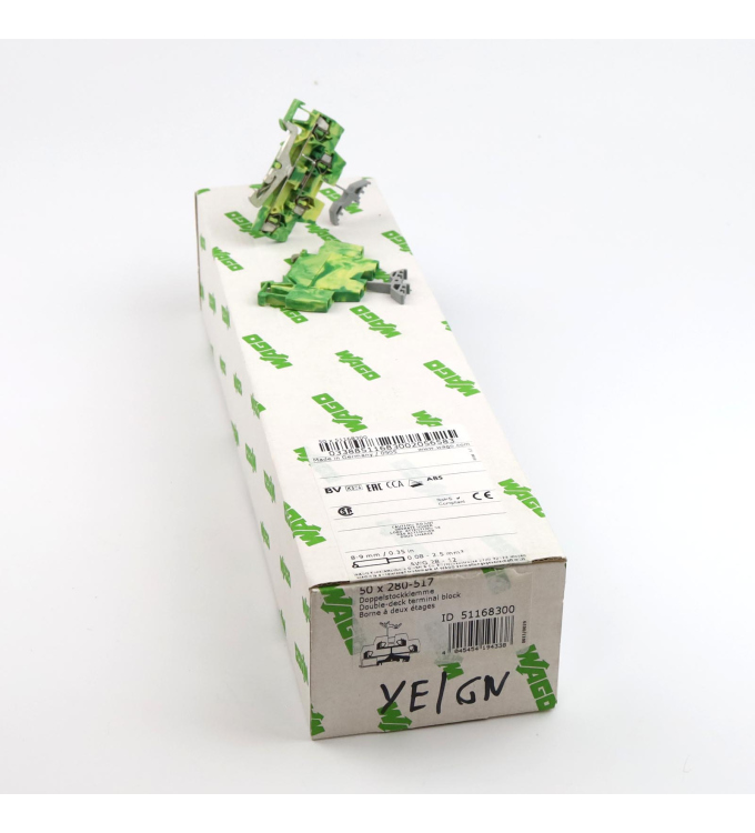 WAGO 4-Leiter-Schutzleiterklemme 280-517 (50Stk.) OVP