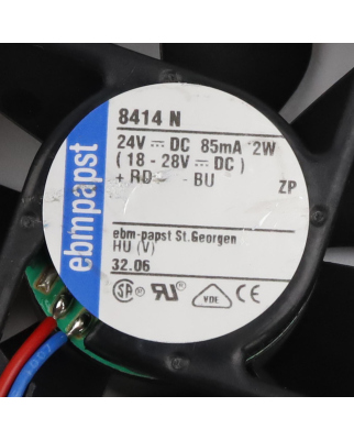 ebm-papst DC-Lüfter 8414 N 24VDC NOV