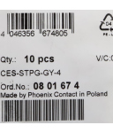 Phoenix Contact Kabeltülle CES-STPG-GY-4 0801674 (10Stk.) OVP