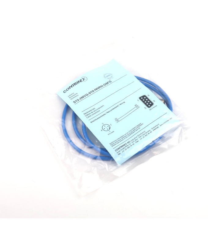 CONTRINEX Steckverbinder S12-2MVG-010-NNRN-D9FG OVP