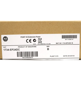 Allen Bradley I/O Extension Power Module 1734-EP24DC Ser.B OVP