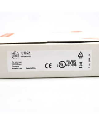ifm Induktiver Sensor IL5022 ILB30,8-BPKG OVP