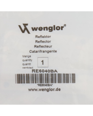 Wenglor Reflektor RE6040BA OVP