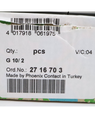 Phoenix Contact Geräteklemme G 10/ 2 2716703 (9Stk.) OVP