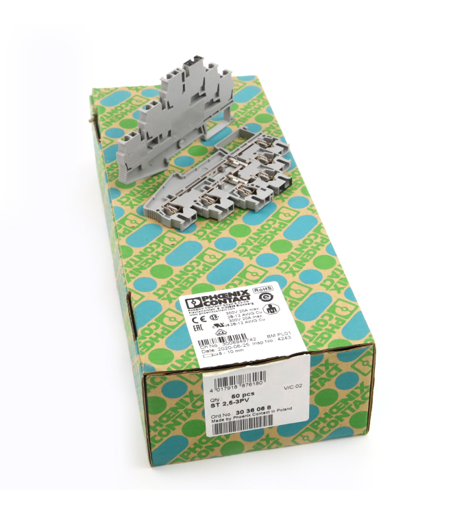 Phoenix Contact Mehrstockklemme ST 2,5-3PV 3036068 (50Stk.) OVP