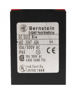 BERNSTEIN Positionsschalter GC-SU1Z Riw 6021367626 NOV