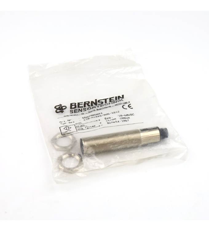 BERNSTEIN Induktiver Näherungsschalter KIB-M18PS/005-KS12 6502905004 OVP