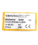 BERNSTEIN Induktiver Näherungsschalter KIN-M12PS/004-KLSM8V 6502944008 NOV