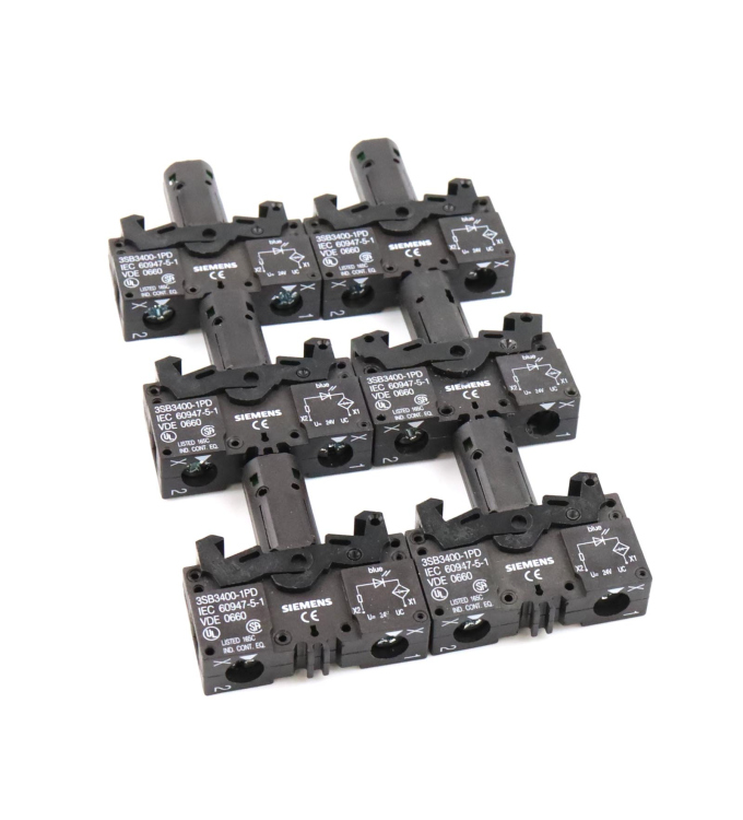 Siemens LED Lampenfassung 3SB3 400-1PD (6Stk.) GEB