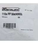 Stauff Schellenkörper 110a PP black9005 1130005149 (25Stk.) OVP