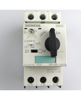 Siemens 3RV1021-1HA10 Leistungsschalter 5,5-8 A 