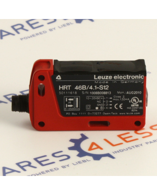 Leuze Reflexionslichttaster HRT 46B/4.1-S12 Art.Nr. 50111618 GEB