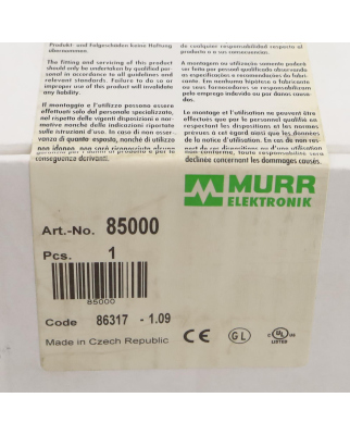 MURR ELEKTRONIK Stromversorgung 85000 SIE