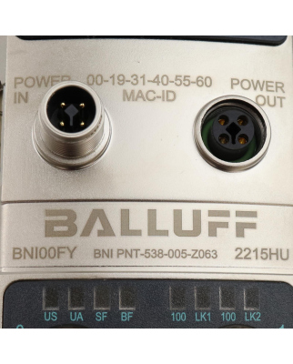 Balluff Netzwerk-Modul BNI00FY BNI PNT-538-005-Z063 OVP