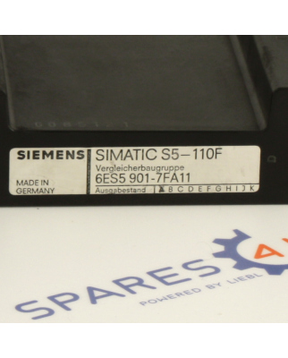 Simatic S5-110F Vergleicherbaugruppe 6ES5 901-7FA11 GEB