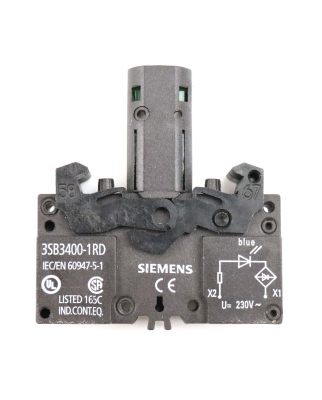 Siemens LED Lampenfassung 3SB3400-1RD NOV