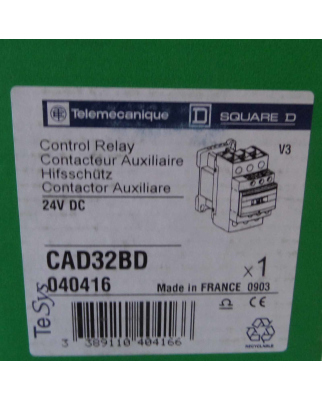 Telemecanique Hilfsschütz CAD32BD 040416 24V OVP