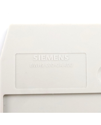Siemens Abteilungstrennplatte 8WH9070-0AA00 (40Stk.) NOV