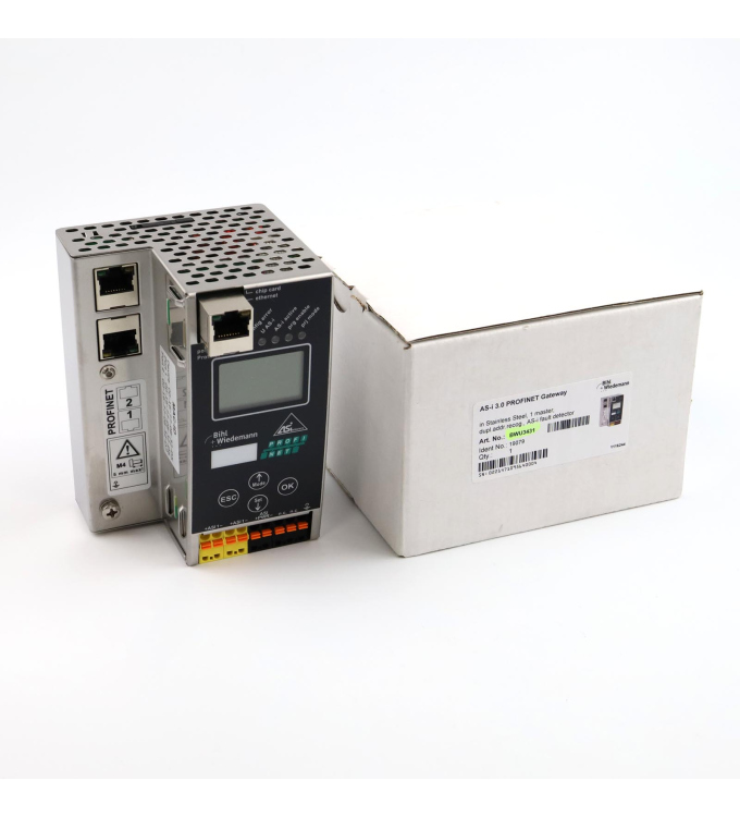 Bihl+Wiedemann ASi-3 PROFINET Gateway BWU3431 OVP