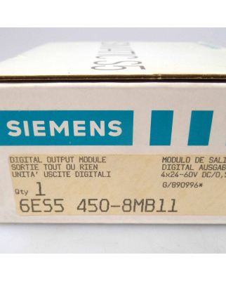 Simatic S5 DO450 6ES5 450-8MB11 SIE