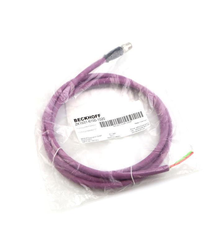 Beckhoff PROFIBUS-Leitung ZK1031-6100-1020 2m OVP