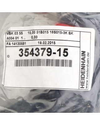 Heidenhain Verbindungskabel 354379-15 OVP