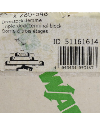 WAGO Dreistockklemme 280-548 (32Stk.) OVP