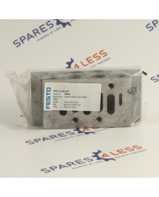 Festo Einzelanschlussplatte NAS-1/2-3A-ISO 10336 OVP