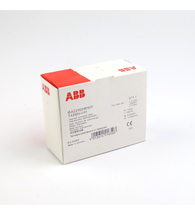 ABB Überlastrelais TA25DU-0.63 1SAZ211201R1017 OVP