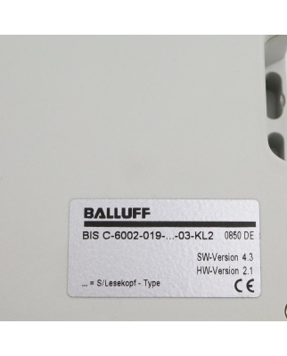 Balluff RFID LF Auswerteeinheit BIS0099 BIS...