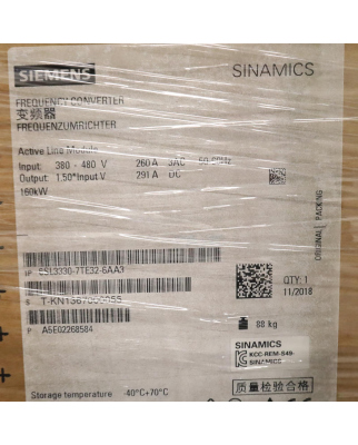 Sinamics S120 Active Line Module 6SL3330-7TE32-6AA3 OVP