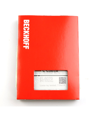 Beckhoff EtherCAT-Klemme EL6070 SIE