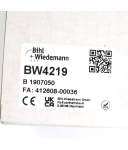 Bihl+Wiedemann ASi Netzteil BW4219 OVP