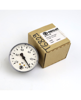 Riegler Manometer 211/1-K 101747  OVP
