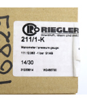 Riegler Manometer 211/1-K 101747  OVP
