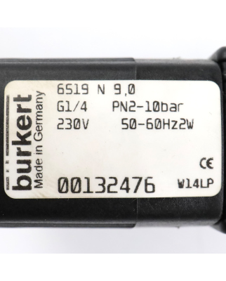 bürkert 5/3 Wege Pneumatikventil 6519 N 9,0 00132476...