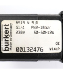 bürkert 5/3 Wege Pneumatikventil 6519 N 9,0 00132476 NOV