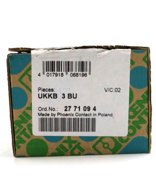 Phoenix Contact Doppelstockklemme UKKB 3 BU 2771094 (40Stk.) OVP